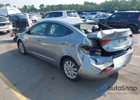 2014 Hyundai Elantra Se from USA, damaged, VIN KMHDH4AE1EU083834